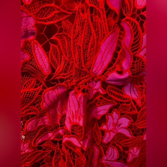 ML Monique Lhuillier Off the Shoulder Dress Size 4 - Picture 10 of 11